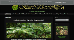Desktop Screenshot of botaniquarium.eu